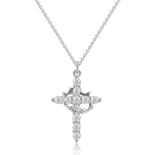 The Forever Cross & Crown Necklace