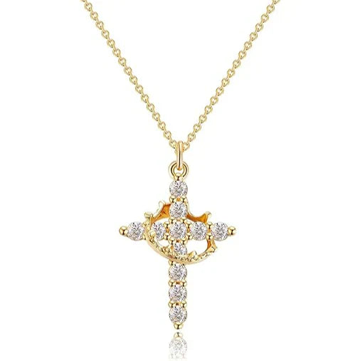 The Forever Cross & Crown Necklace