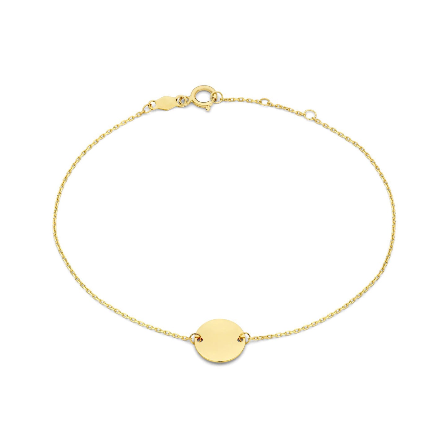 Golden Jeanne – Coin Detail Bracelet in 14K