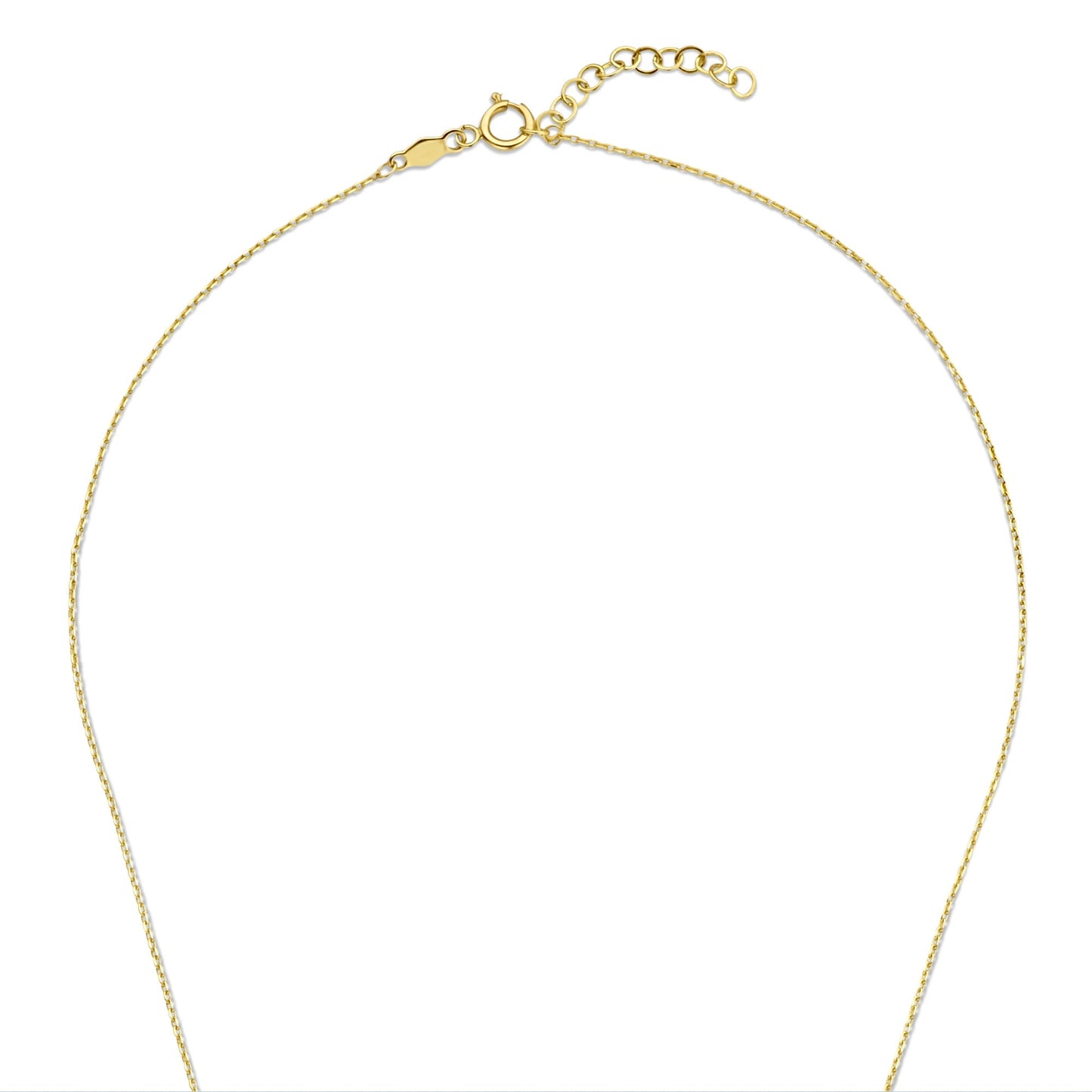 Alice 14 karat gold necklace with 2 rods
