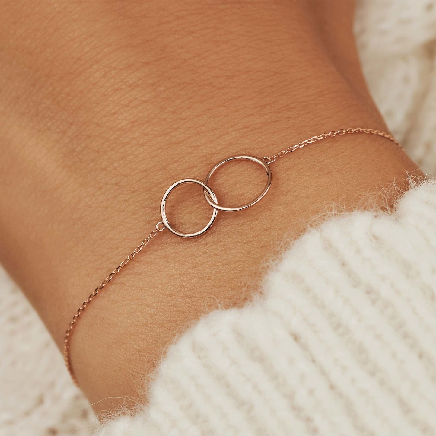 Loulou Grace Bracelet rose gold with circles