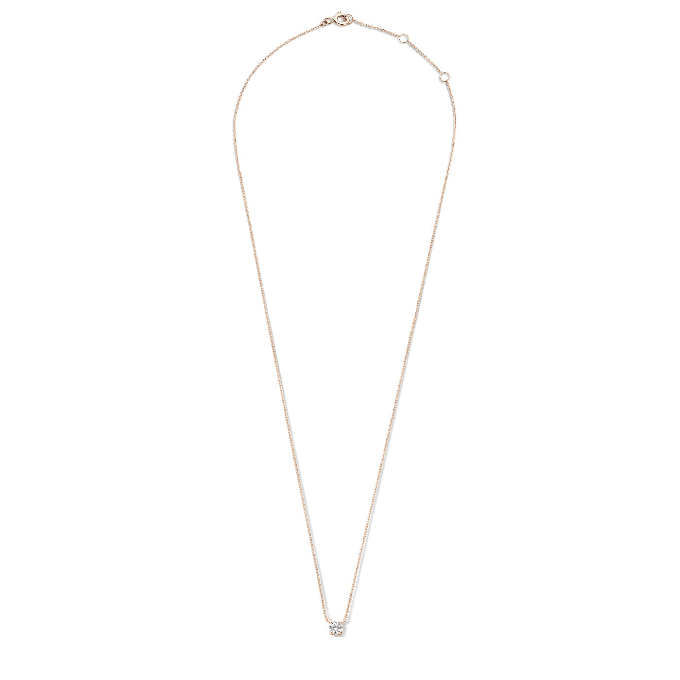 Garance Eternity – Zirconia & Rose Gold Necklace