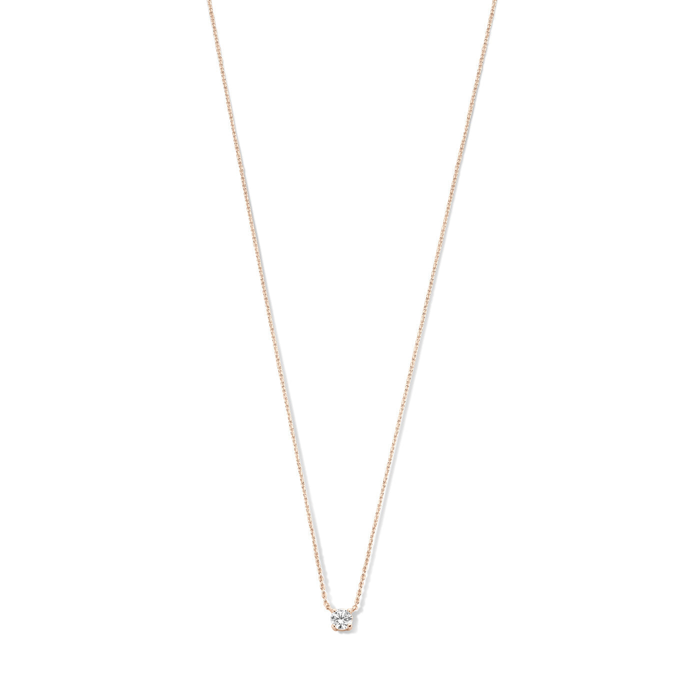 Garance Eternity – Zirconia & Rose Gold Necklace