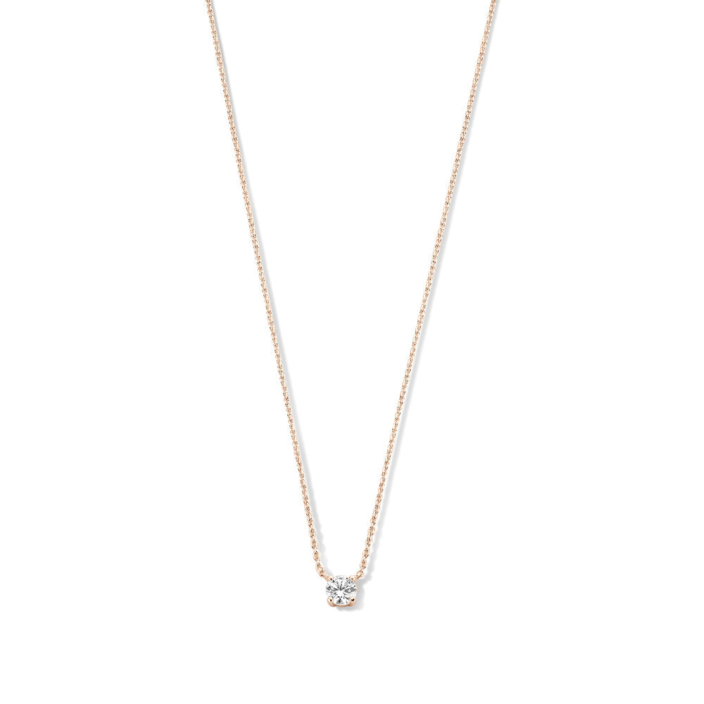 Garance Eternity – Zirconia & Rose Gold Necklace