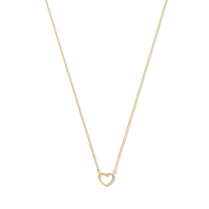 Belleville Amore 14 karat gold necklace with heart