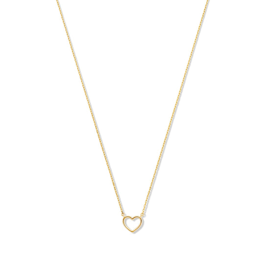 Belleville Amore 14 karat gold necklace with heart