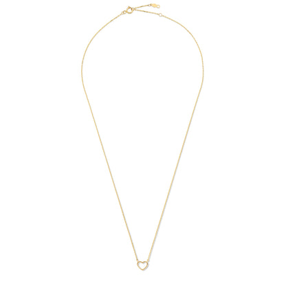 Belleville Amore 14 karat gold necklace with heart