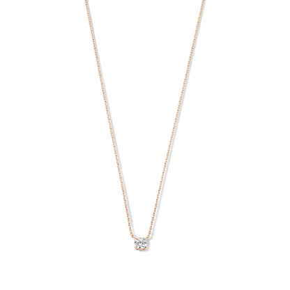 Garance Eternity – Zirconia & Rose Gold Necklace