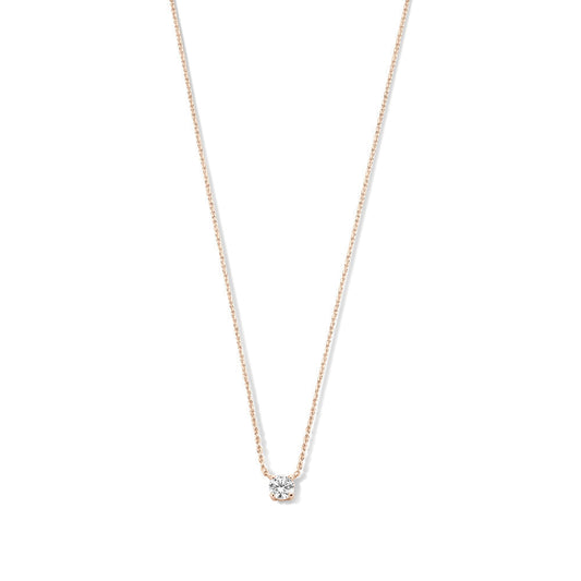 Garance Eternity – Zirconia & Rose Gold Necklace
